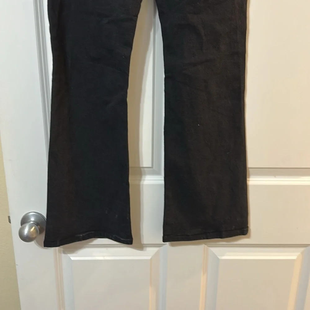 NWT Black Tape Maya High‎ Rise Relaxed Flare Black Wash Women’s Jeans, Size 26